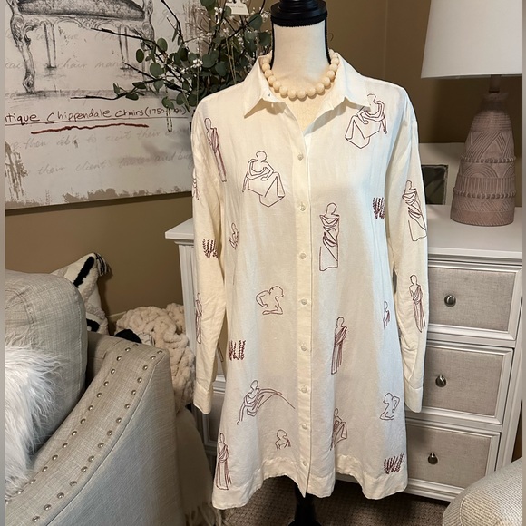 NWT | MAXINA Dress - Sézane x ROBERTO RUSPOLI - Picture 4 of 14